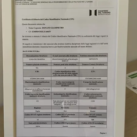 Casa Di Chiarina Con Parcheggio Auto Gratuito * Bitetto